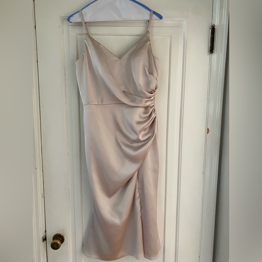 Revelry Rory Midi Satin Dress